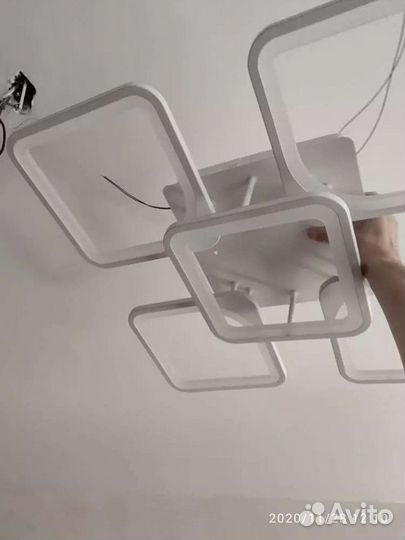 Led люстра (новая), светодиодная люстра