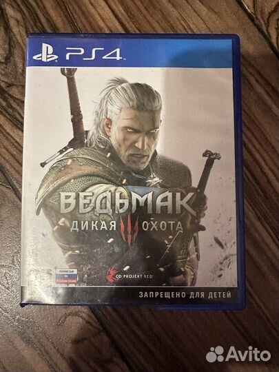 Ведьмак 3 дикая охота ps4 диск