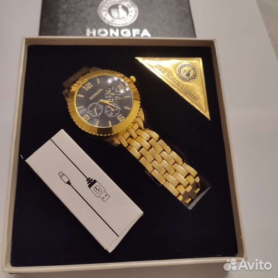 Зажигалка-часы мужские наручные - Ноngfa - 5 шт