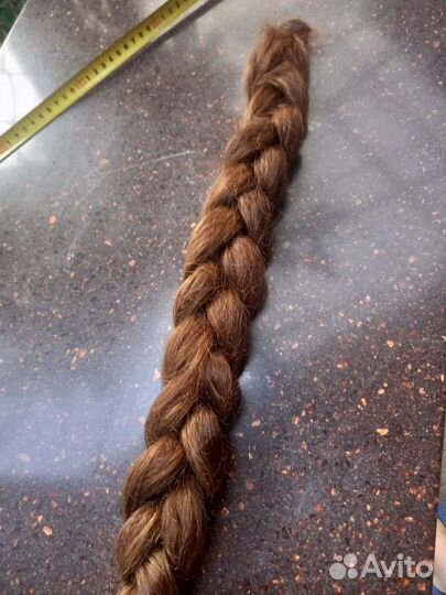 Коса шиньон из натуральных волос