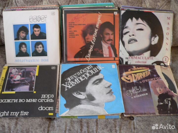 Грампластинки винил Мелодия 42 штуки коллекционные