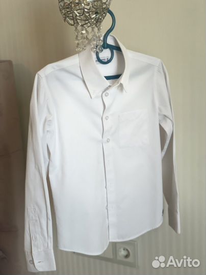 Рубашка школьная 128 рост