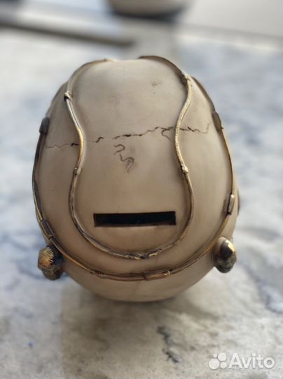 Стимпанк подарок копилка череп