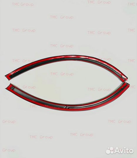 Защита кромки задних арок Chevrolet Niva Bertone