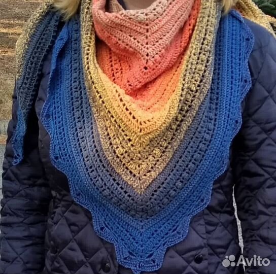 Бактус шаль платок косынка