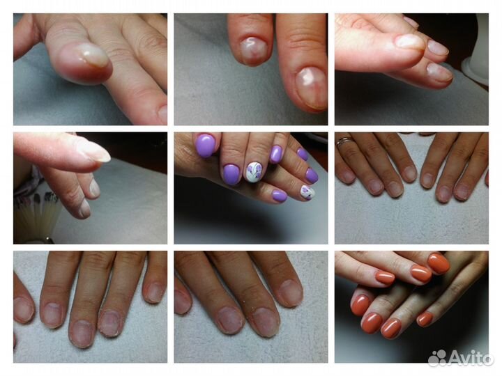 Маникюр, педикюр, наращивание ногтей