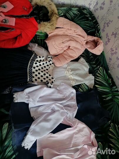 Детская одежда для девочек пакетом 8 шт