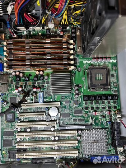 Пк на серверной плате Asus dsbv-D и куча всего