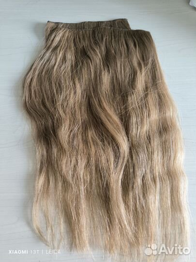 Натуральные волосы на трессе