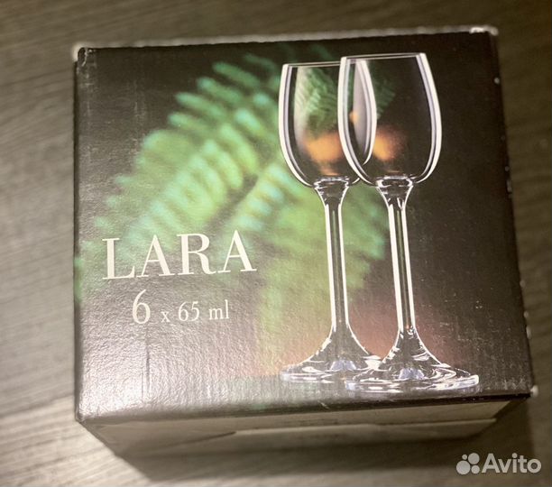 Набор рюмок Bohemia Lara 65 мл 6 шт