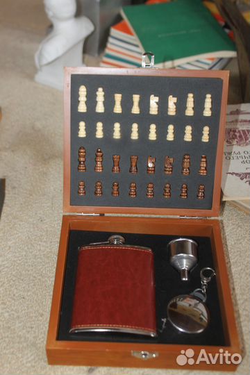 Фляжки для охотнико рыбаков подарочные