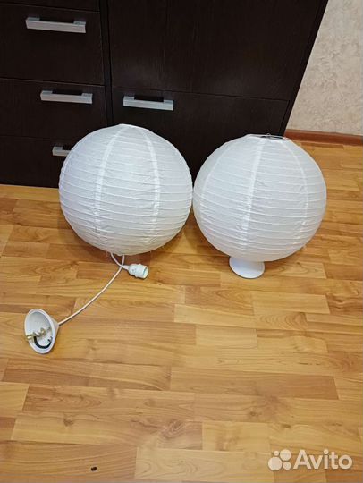 Бумажные абажуры IKEA + подвес