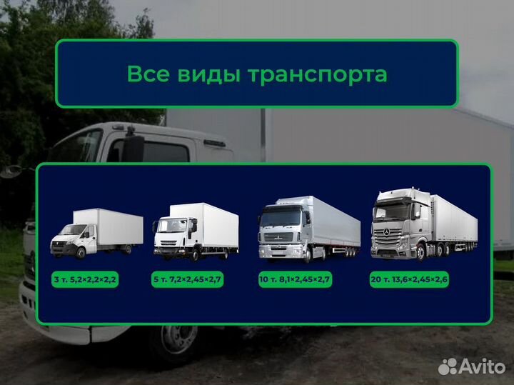 Грузоперевозки, перевозки сборных грузов