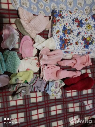 Детские вещи пакетом для девочек от 0 до 1