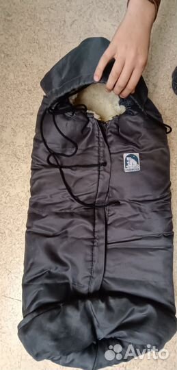 Конверт меховой немецкий, из овчины