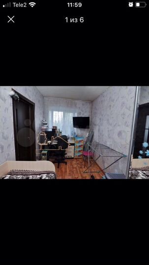 2-к. квартира, 42,5 м², 1/2 эт.