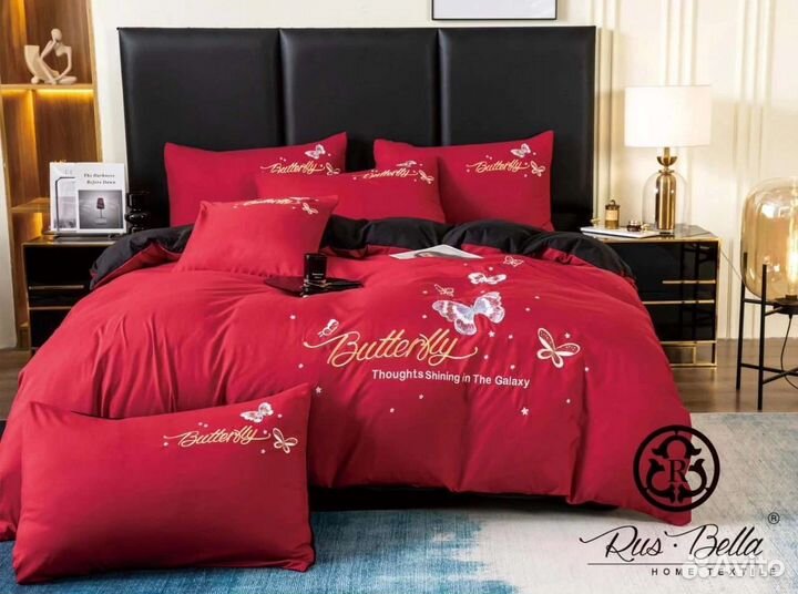 Постельное белье с вышивкой 1.5/2ка/евро/семейный