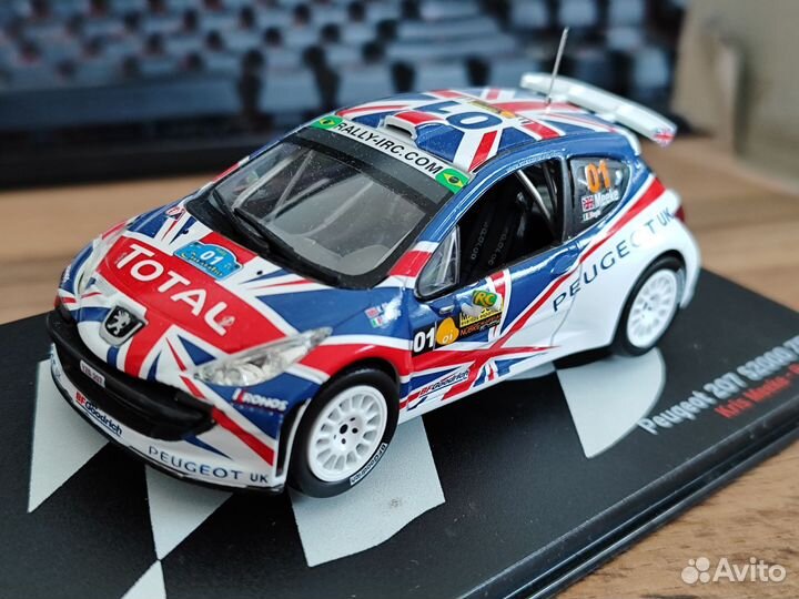 Модель 1/43 Peugeot 207 Rally Altaya