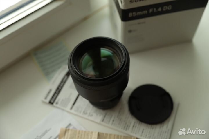 Sigma 85mm 1.4 art DG для Canon