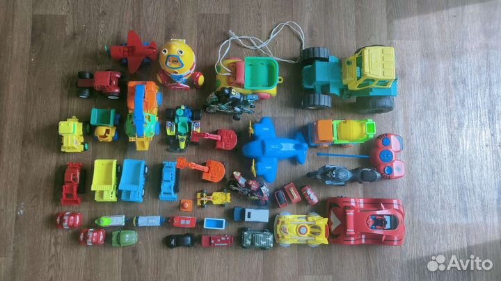 Игрушки пакетом, машинки