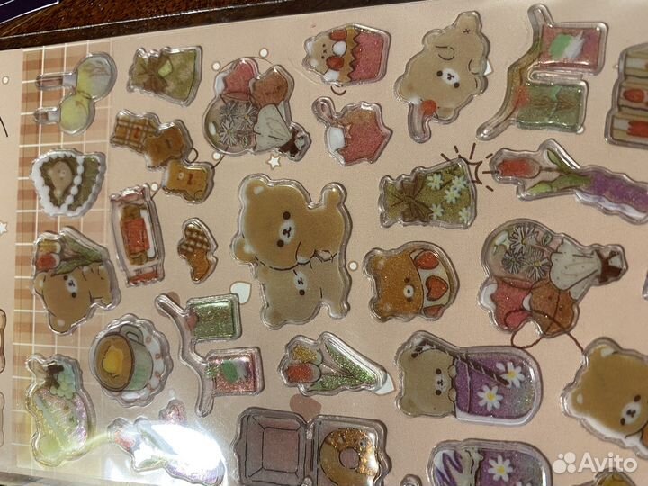 Набор милых декоративных наклеек