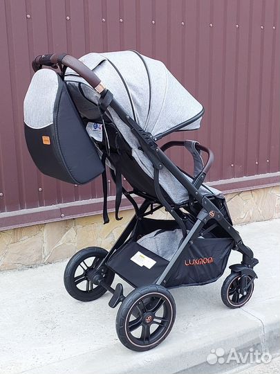 Коляска прогулочная Luxmom 609 (Grey)