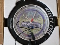 Часы настенные "шинное колесо"