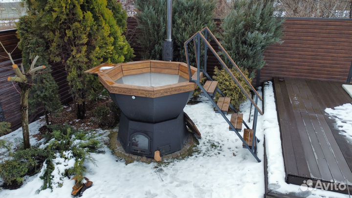 Банный чан для купания парения Молодильный