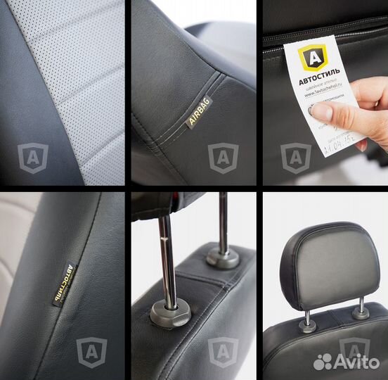 Авточехлы (алькантара) на Mazda 6