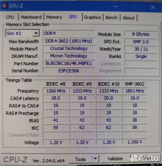 Оперативная память ddr4 16gb