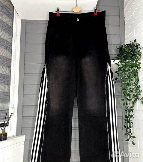 Широкие Джинсы Balenciaga x Adidas