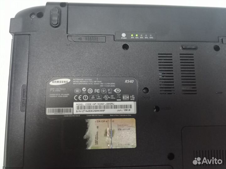 Ноутбук smsung core I3