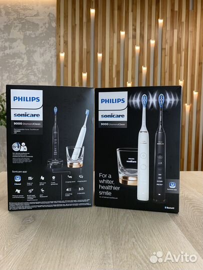 Зубная щетка Philips серии 9000 HX9914/57, 2 шт