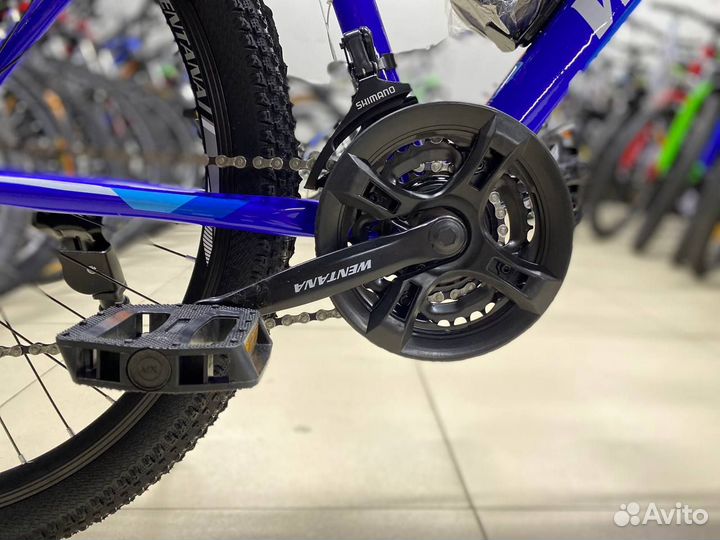 Велосипед синий wentana 2617” (21SP)