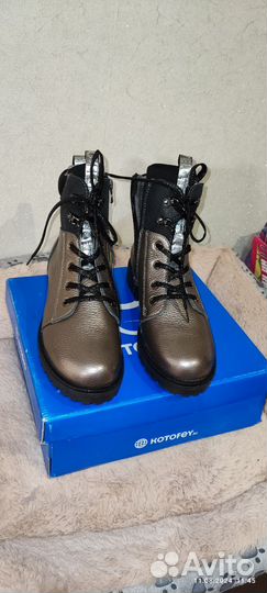 Ботинки демисезонные Котофей 37,5 р-р, новые