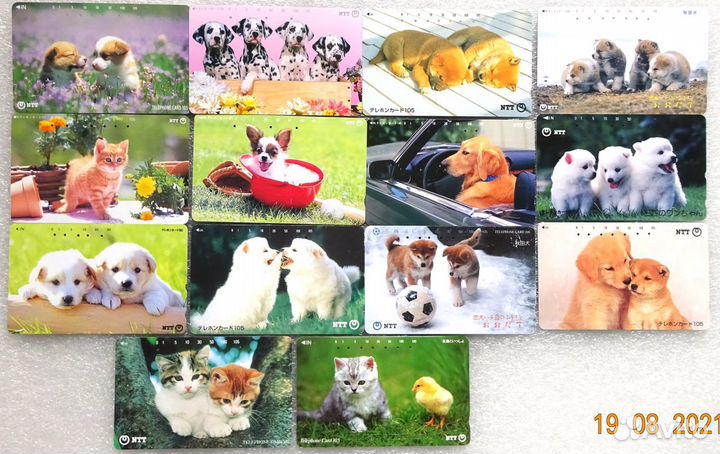 Карточки для телефонов в коллекцию