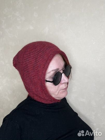 Шапка женская вязаная ручная работа