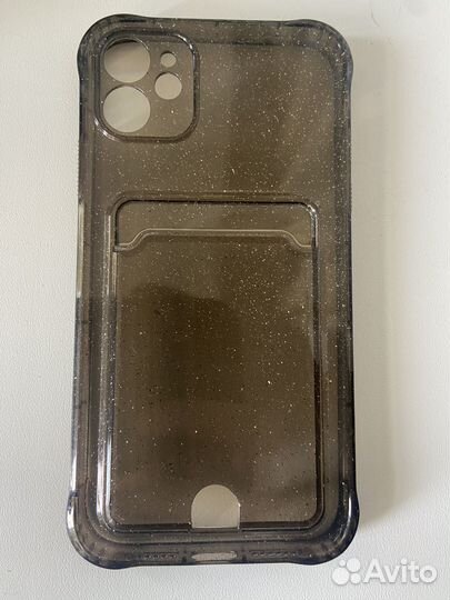 Чехол на iPhone 11 с отсеком для карты