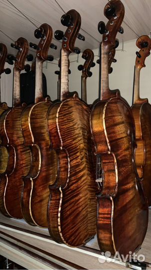 Старинные и современные скрипки после реставрации