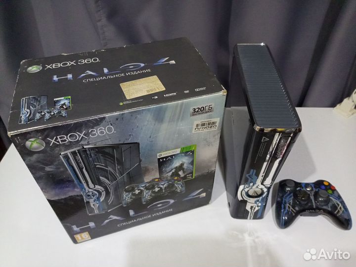 Консоль Xbox 360 S halo 4, Freeboot, 320 Гб