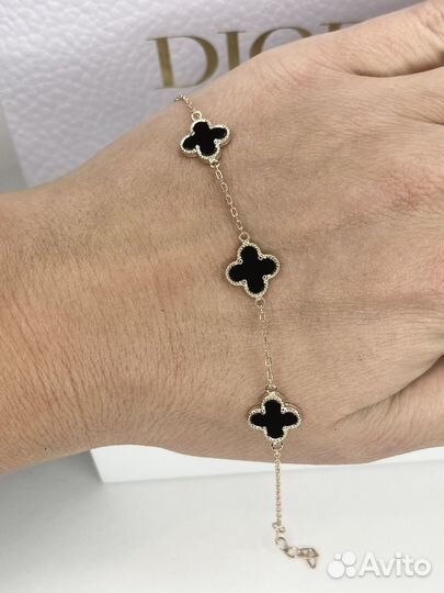 Золотой браслет Van cleef