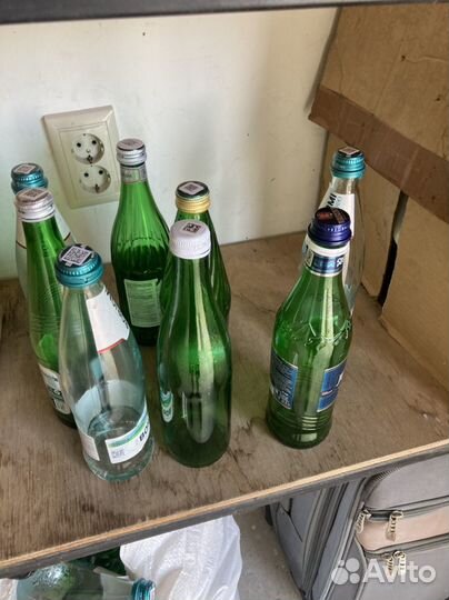 Бутылки стеклянные утиль