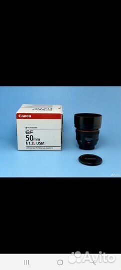 Объектив Canon EF 50mm f/1.2L USM