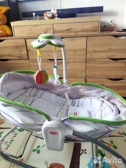 Качалка шезлонг люлька для новорожденного