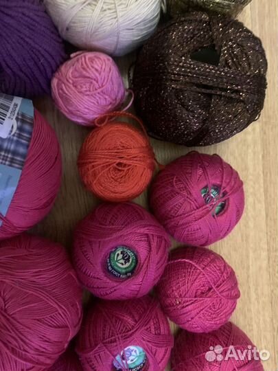 Лен и хлопок Пряжа дотом