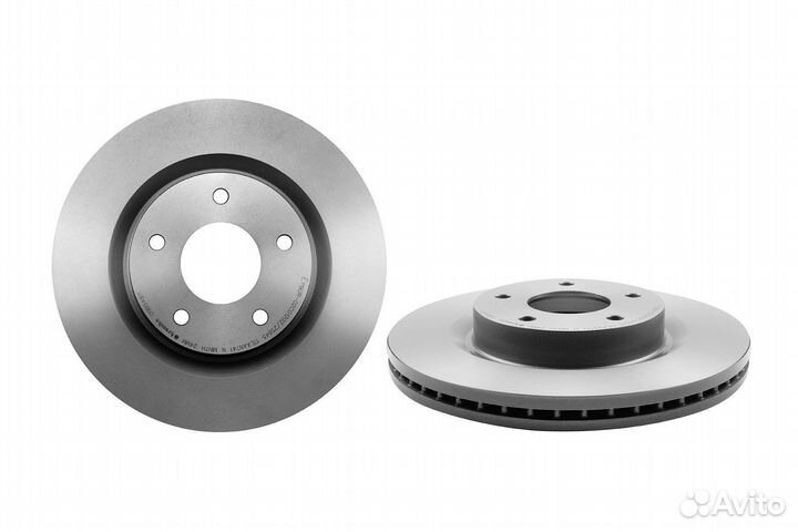 Диск тормозной nissan teana 08-13 передний