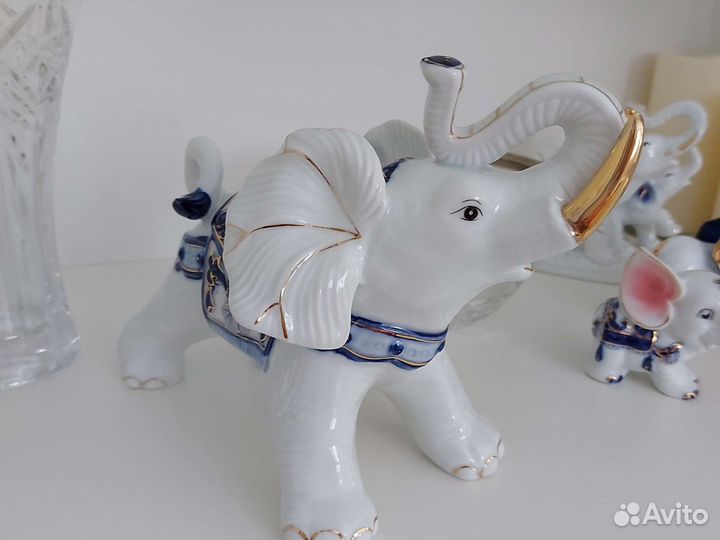 Слоны фарфор набор