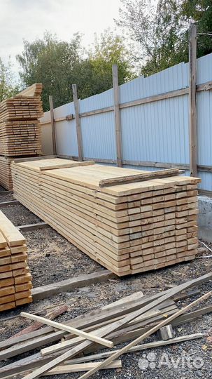 Доска обрезная 40х150х6000мм от производителя