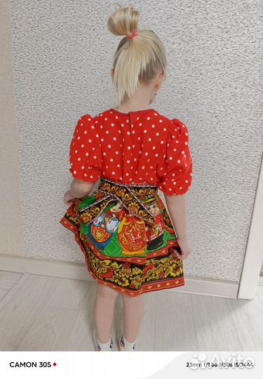 Платье в русском народном стиле