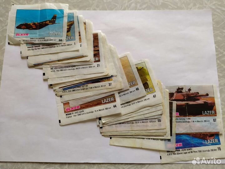 Вкладыши,карточки,обертки из 90-х